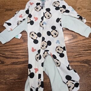 Disney Mickey Mouse Kids One Piece - White and Black